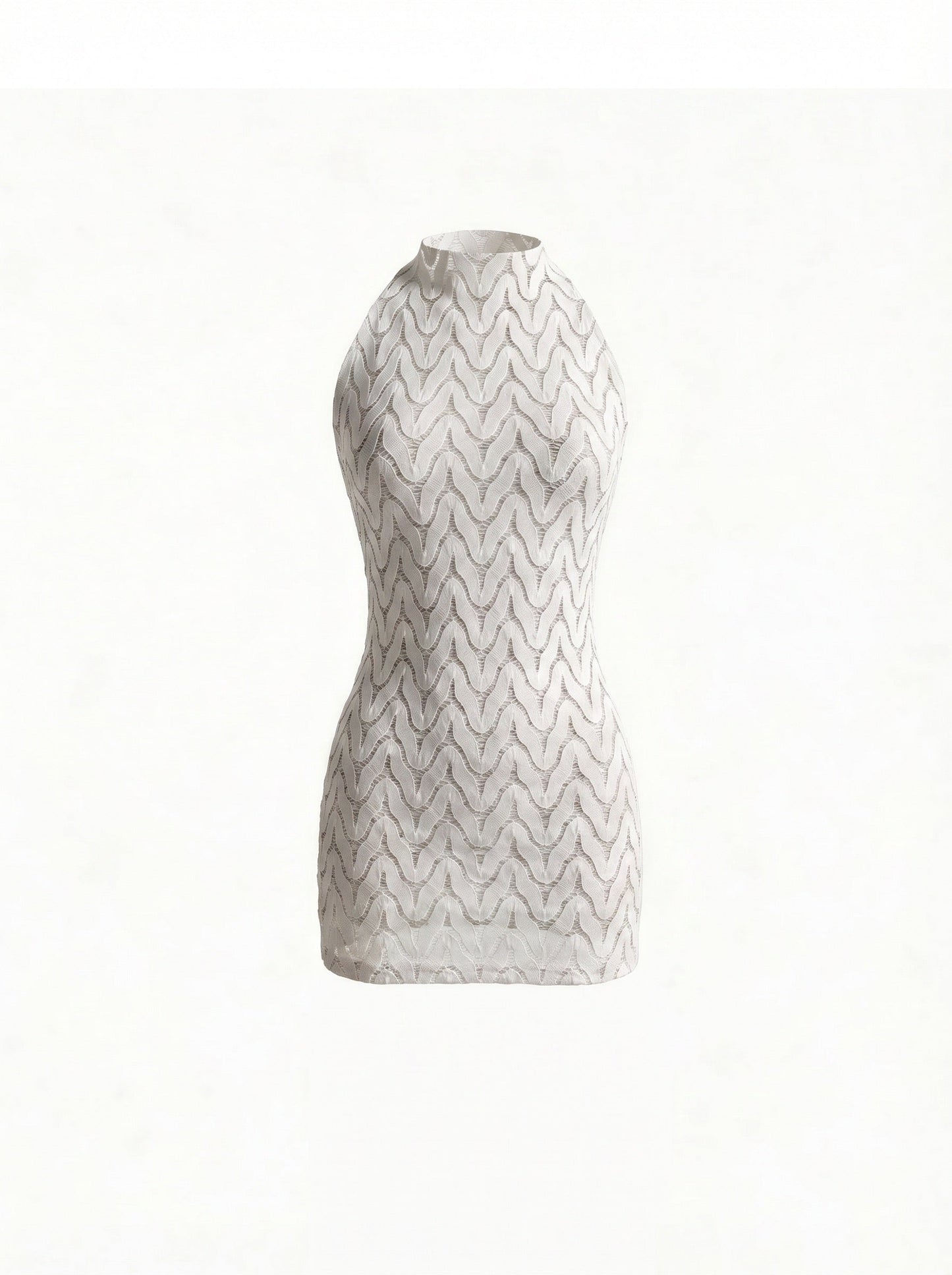 PETRA HALTER-NECK SHORT DRESS