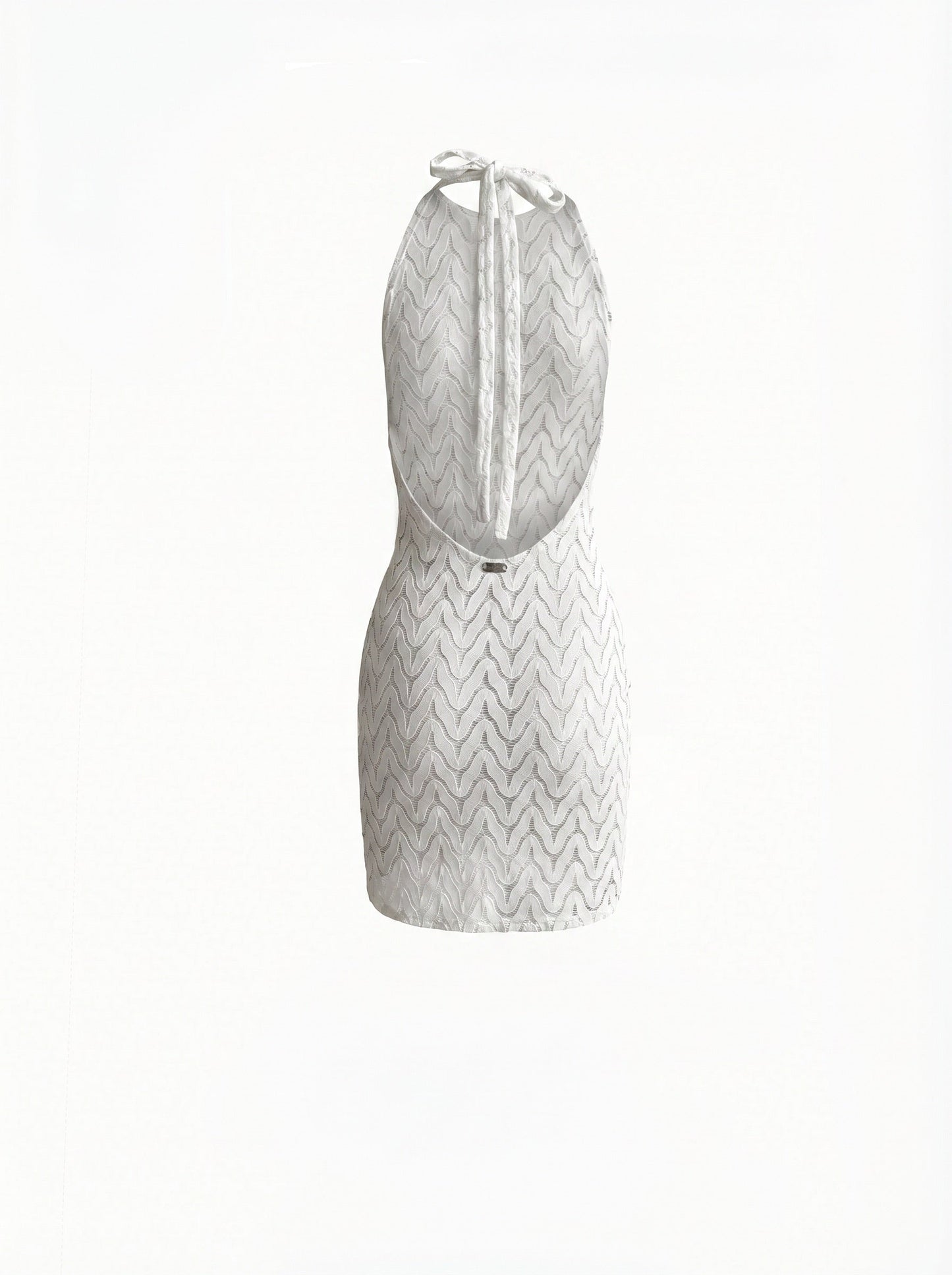 PETRA HALTER-NECK SHORT DRESS