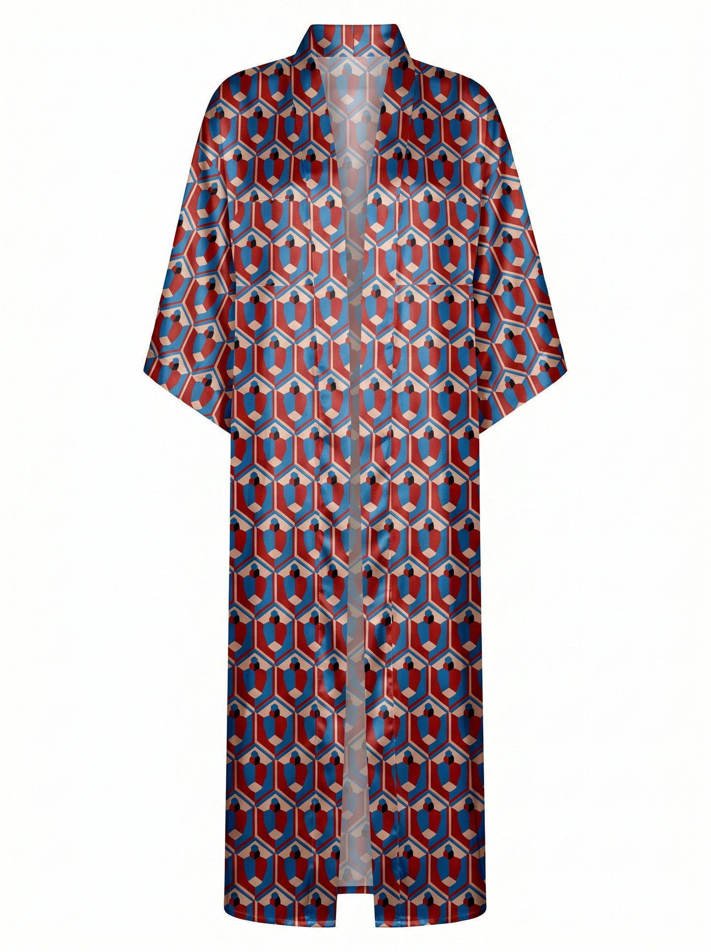 LONG KIMONO WITH STRAPS