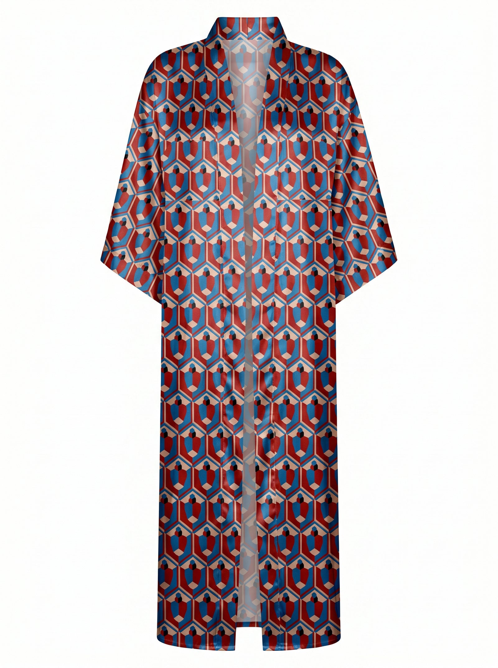 LONG KIMONO WITH STRAPS