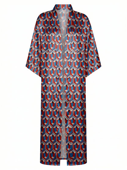 LONG KIMONO WITH STRAPS