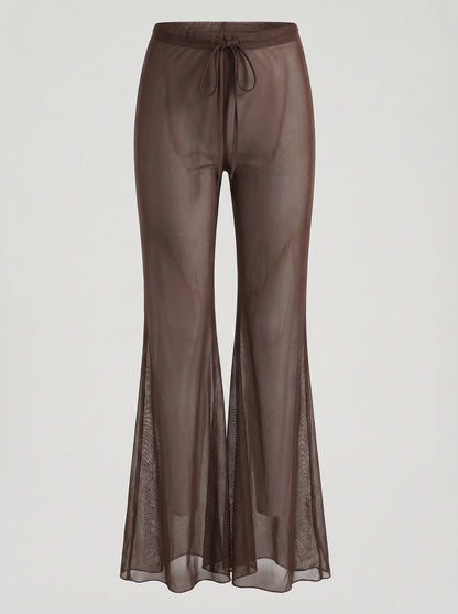BROWN TULLE SET