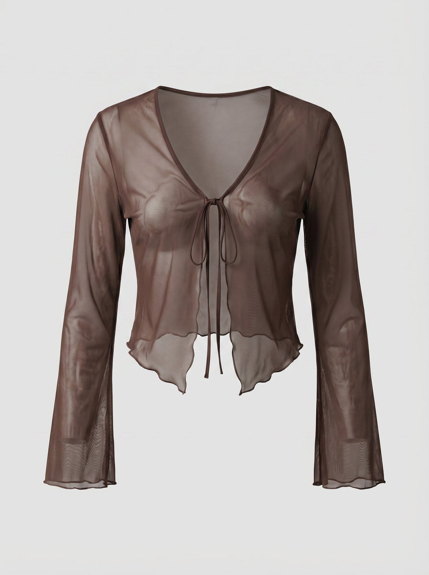 BROWN TULLE SET