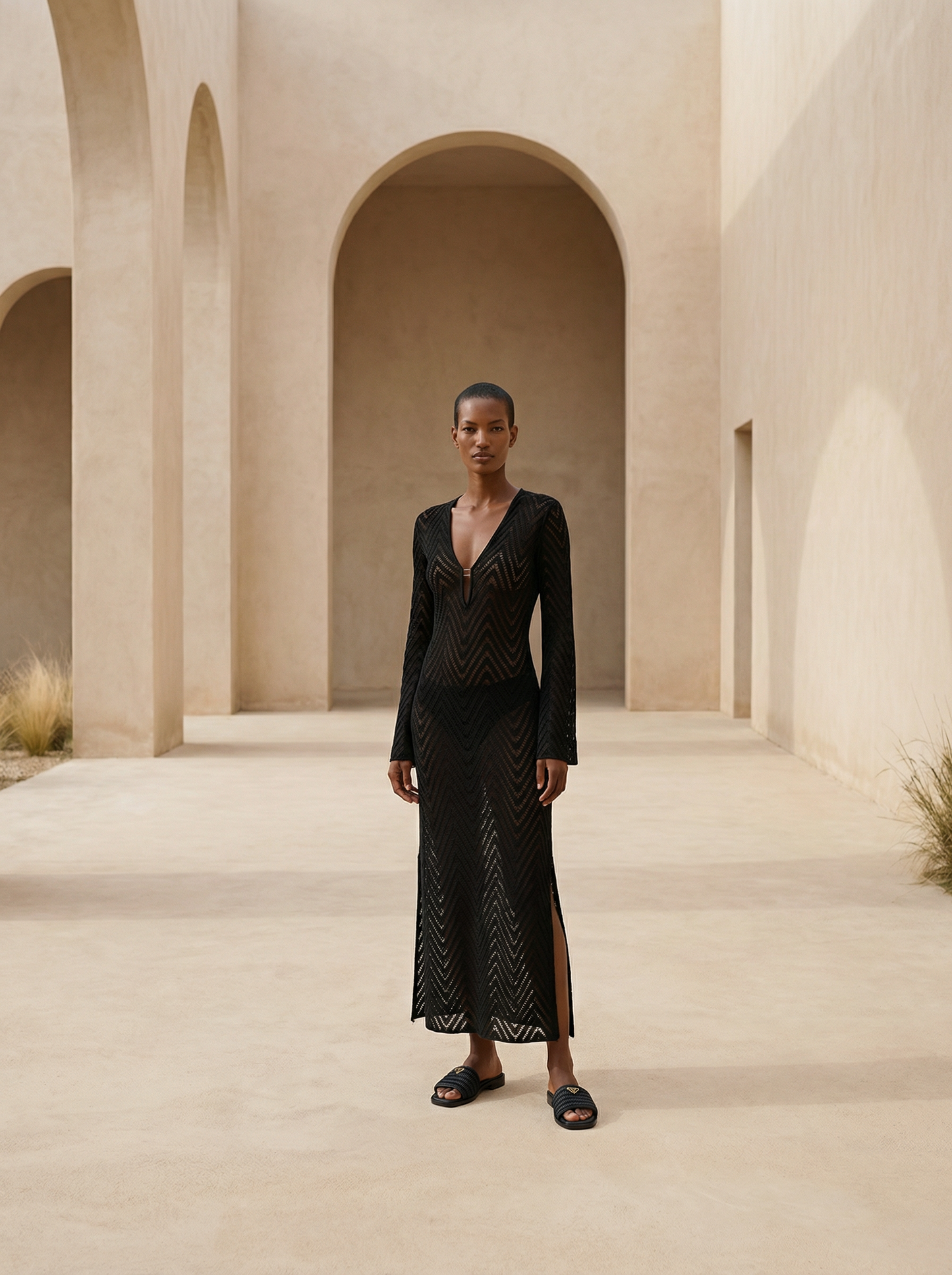 LUXOR Langes Kleid