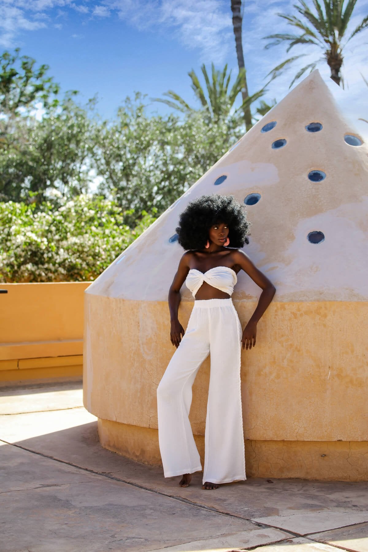 Helen White Bustier Set