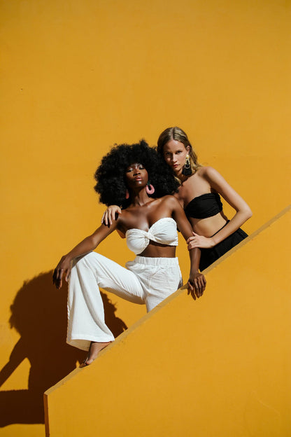 Helen White Bustier Set