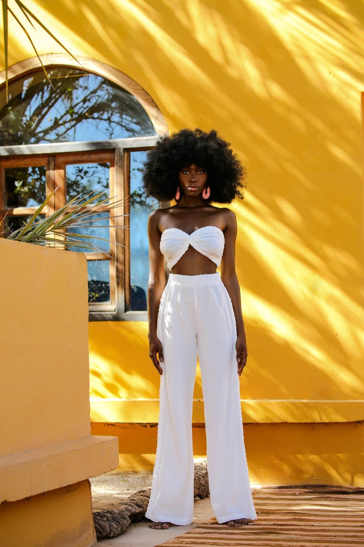 Helen in White Pants
