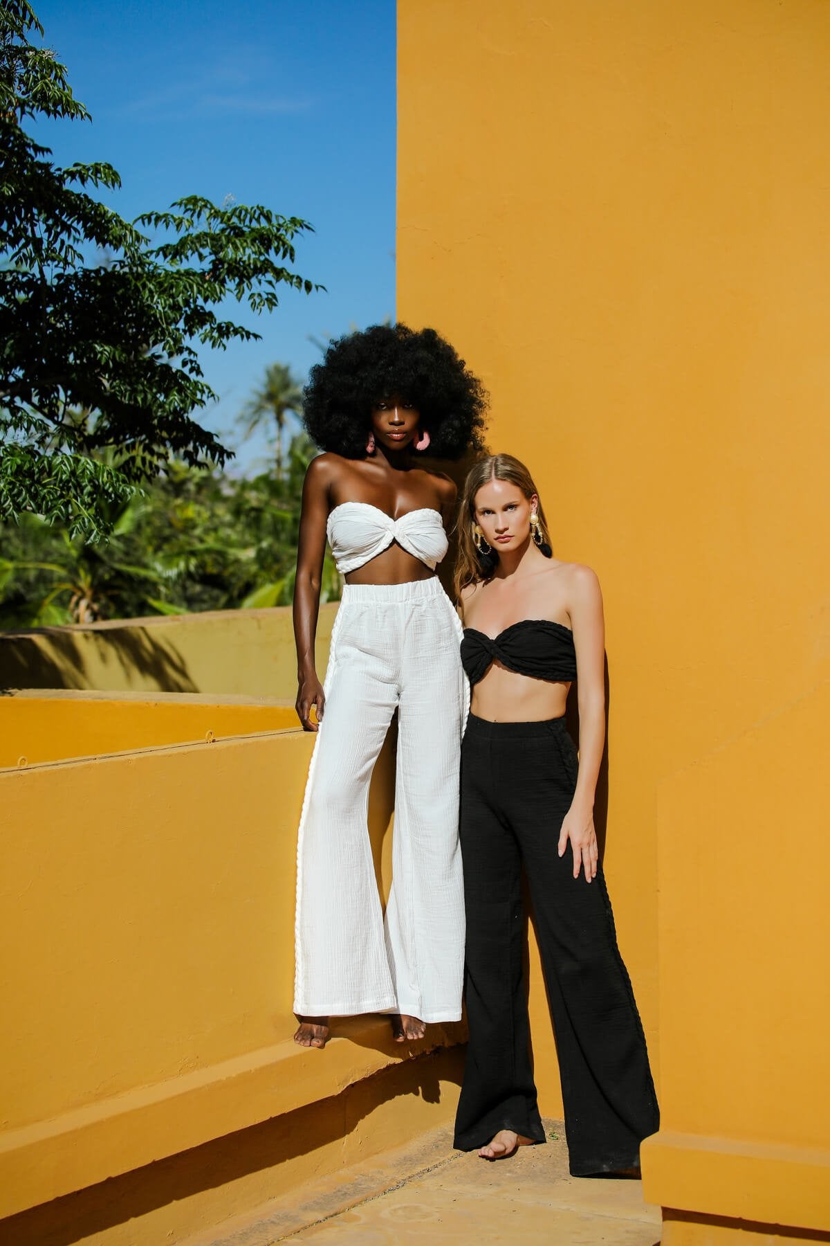 Helen in White Pants