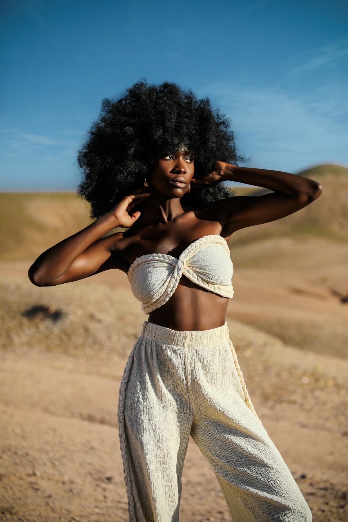 Helen Cream Bustier Set