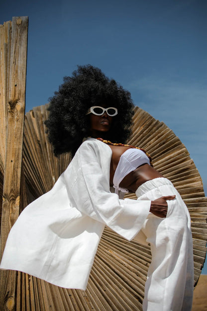 La Pause Beyaz Pantolon