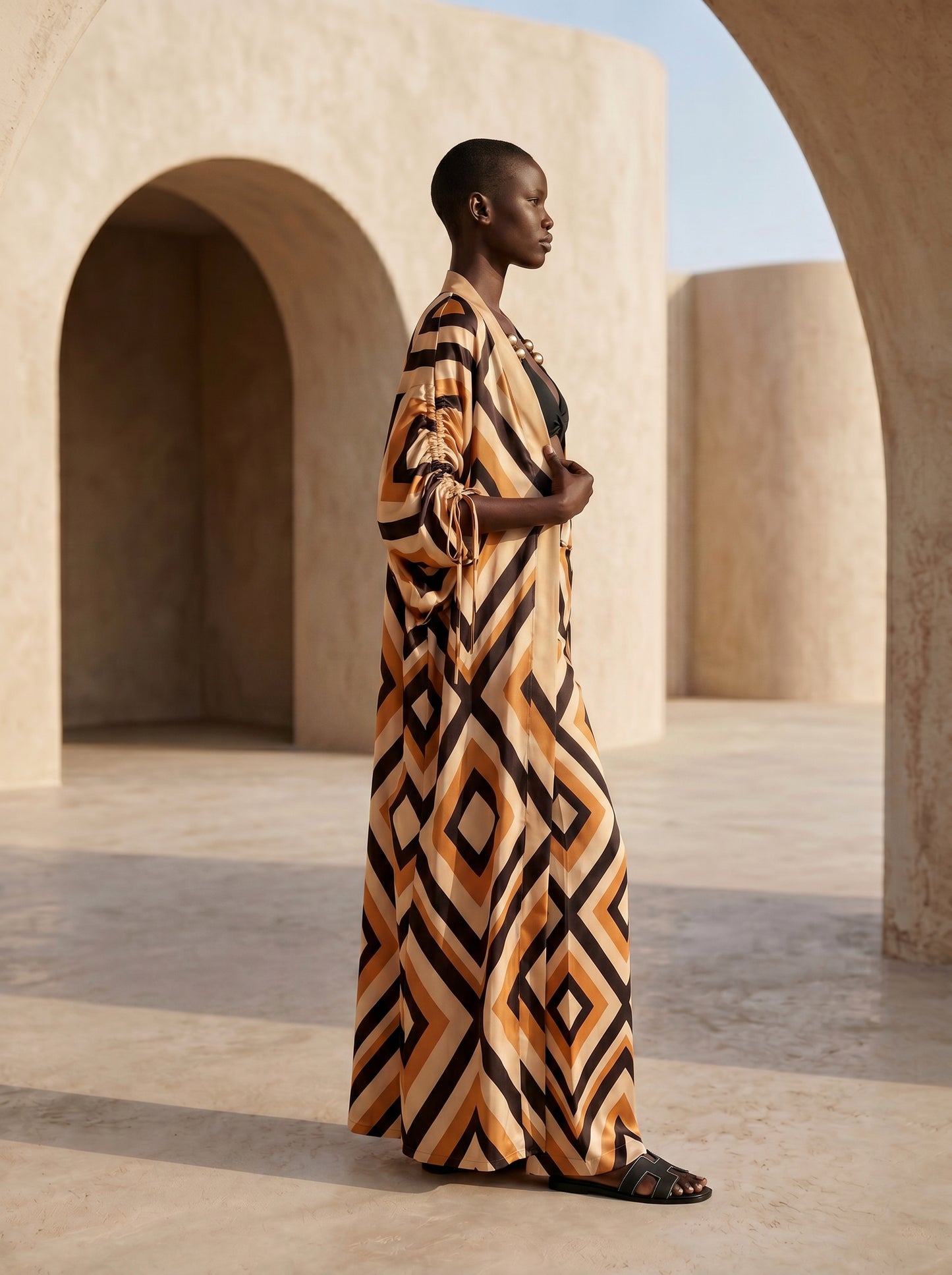 NAXOS GATHERED LONG KIMONO