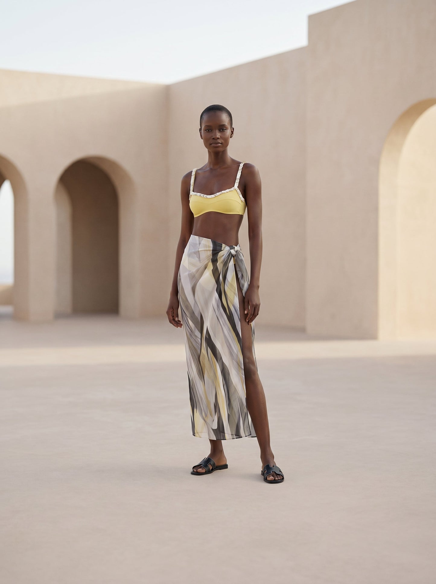 RHODES LONG PAREO SKIRT
