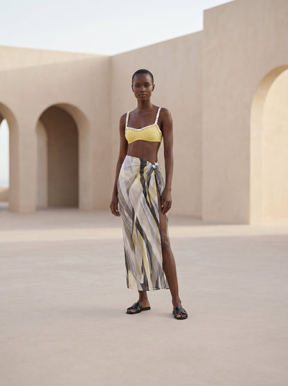 RHODES LONG PAREO SKIRT