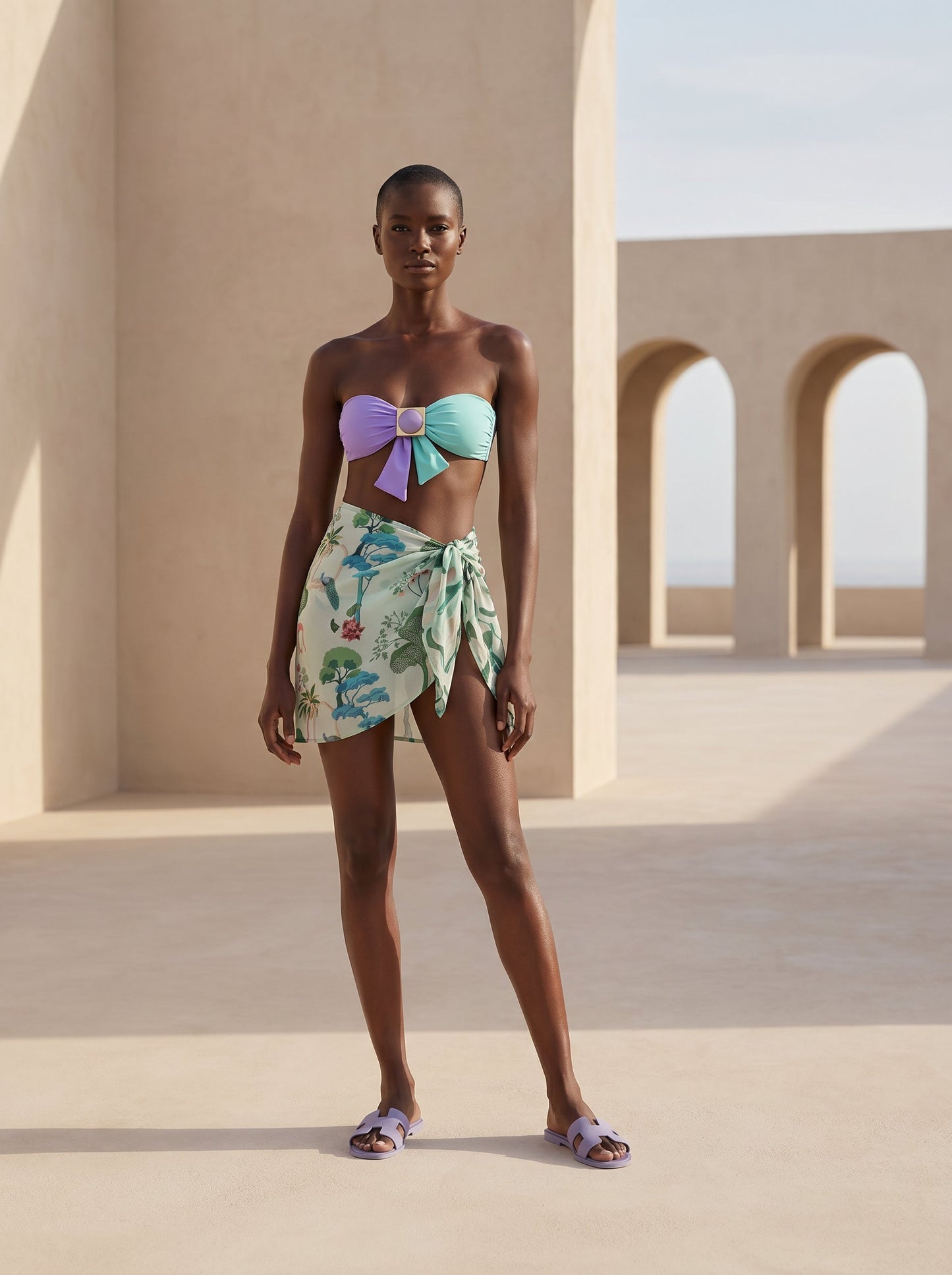ST. TROPEZ KISA PAREO ETEK