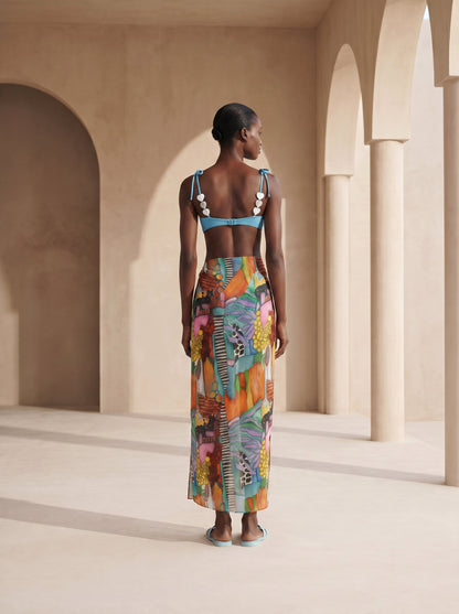 AMALFI LONG PAREO SKIRT