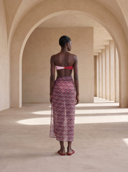 BRAC LONG PAREO SKIRT