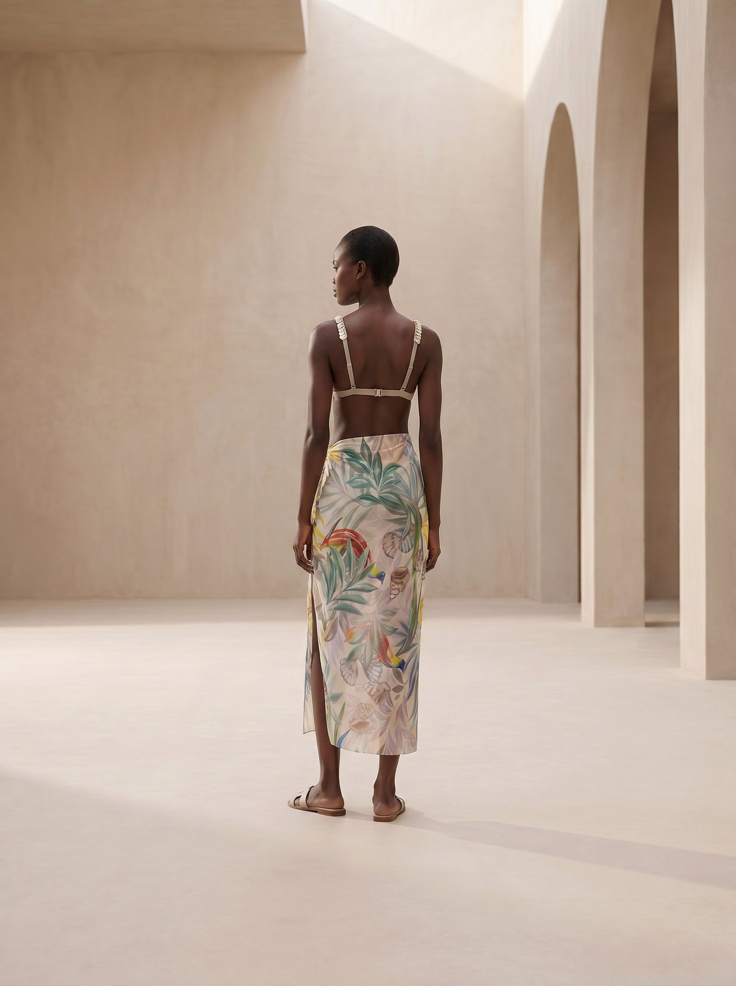 MARBELLA LONG PAREO SKIRT