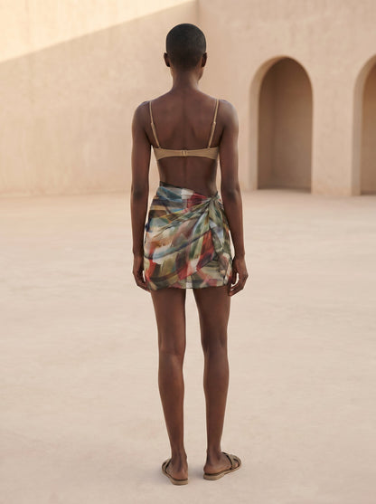 POSITANO SHORT PAREO SKIRT