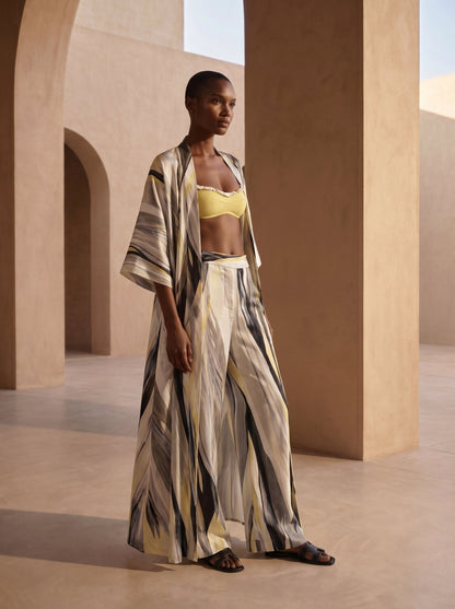 RHODES LANGER KIMONO & HOSE SET