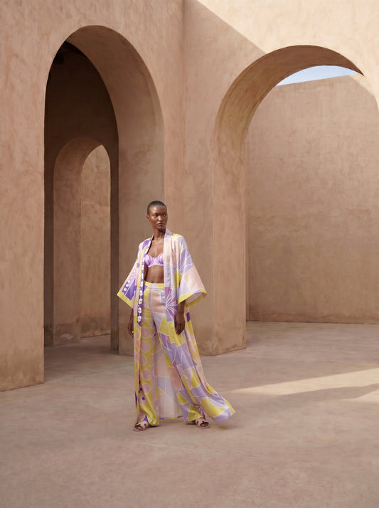 PORTOFINO LANGER KIMONO & HOSE SET
