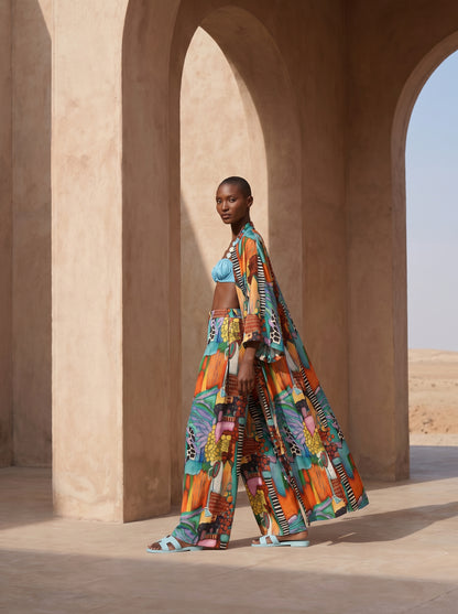 AMALFI LONG KIMONO