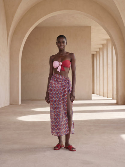 BRAC LONG PAREO SKIRT
