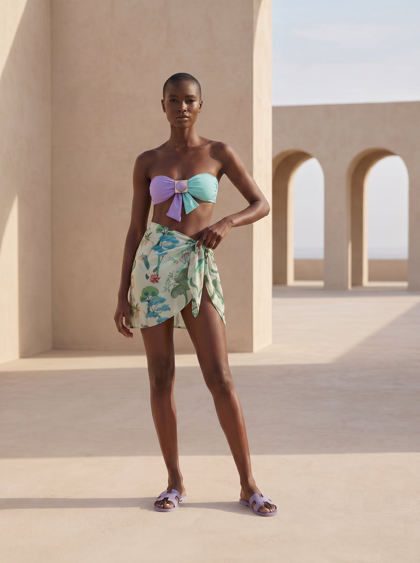 ST. TROPEZ KISA PAREO ETEK