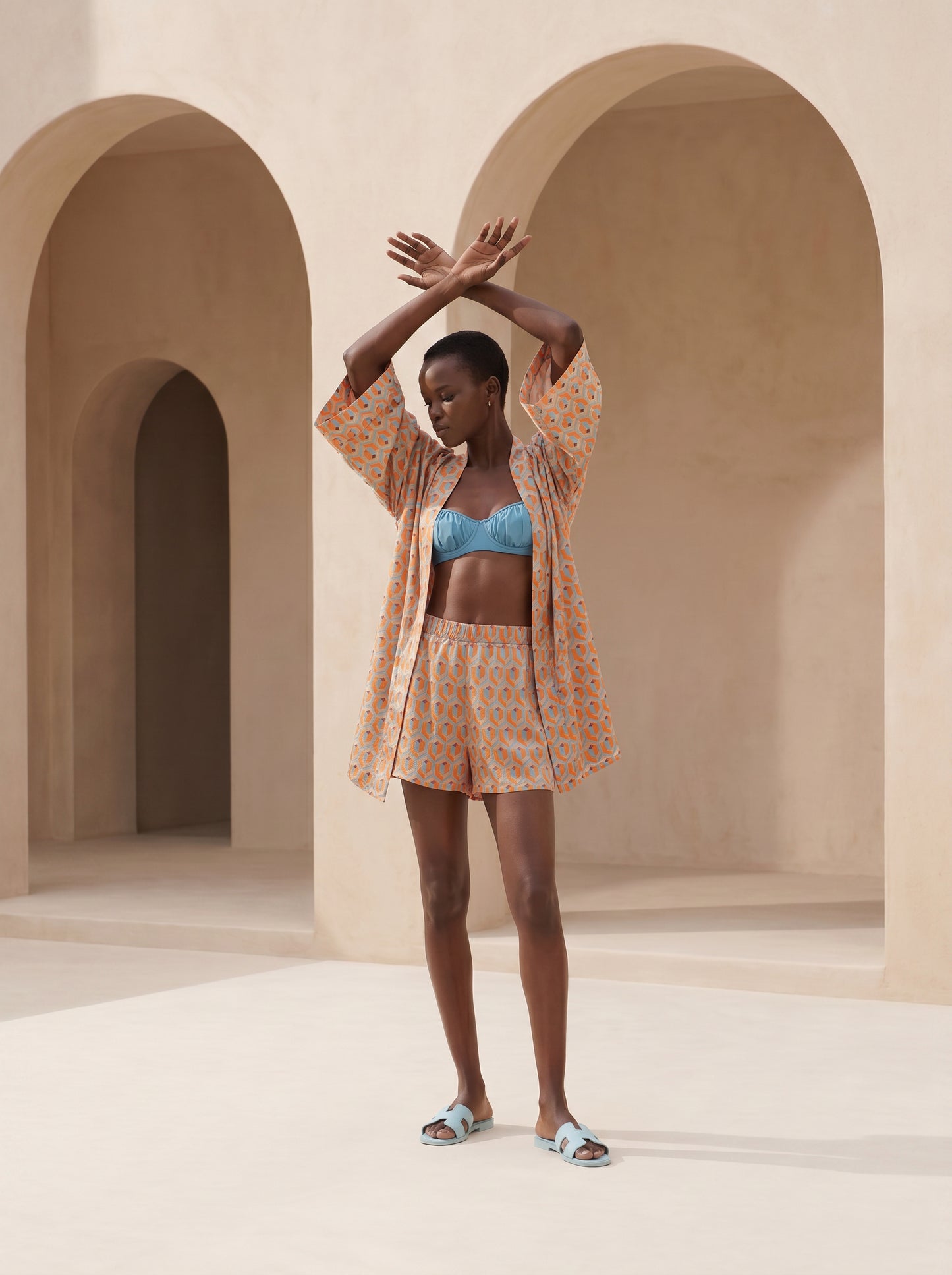 CANNES SHORT KIMONO