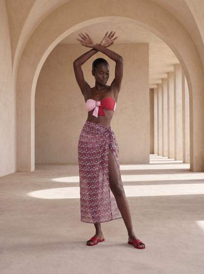 BRAC LONG PAREO SKIRT