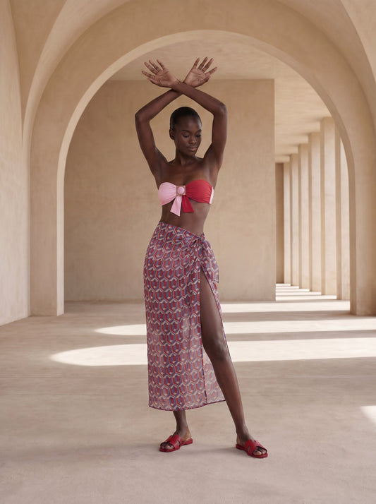 BRAC LONG PAREO SKIRT