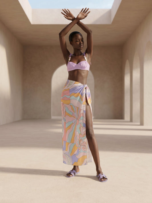 ELBA LONG PAREO SKIRT