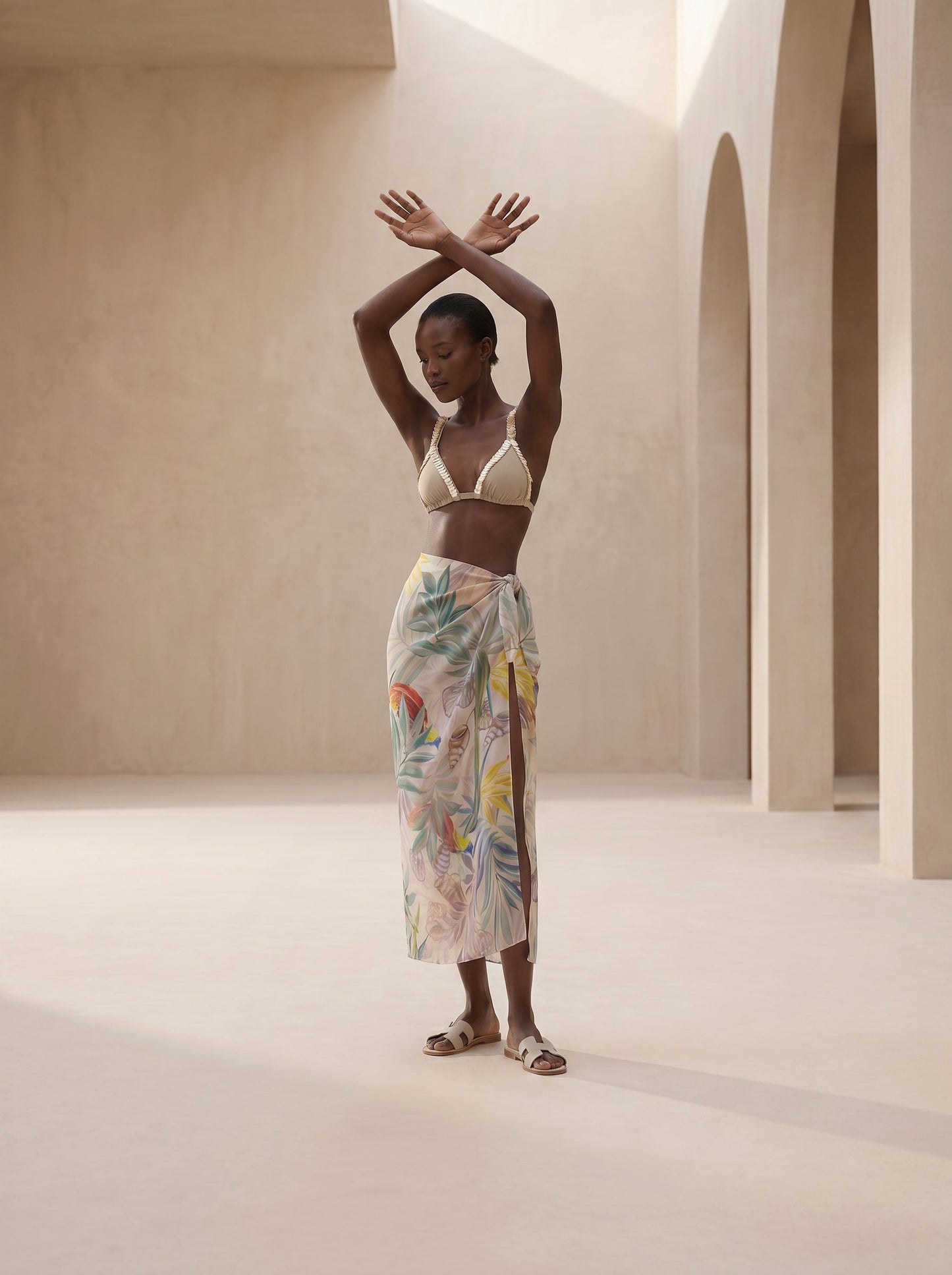 MARBELLA LONG PAREO SKIRT