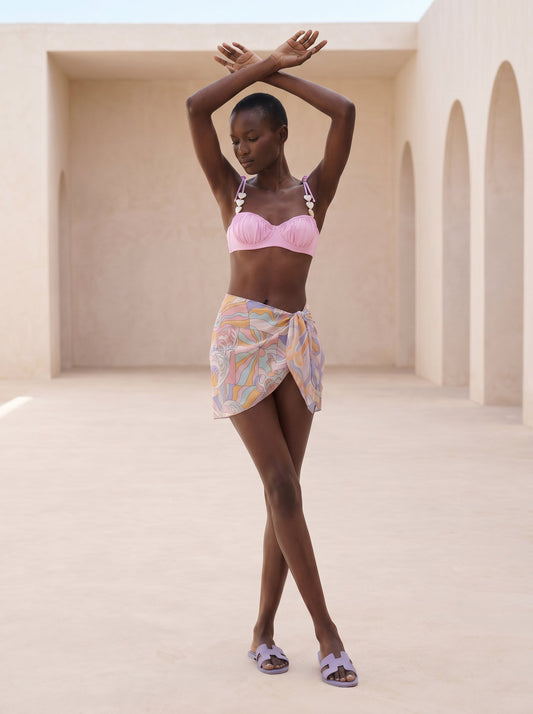 ELBA SHORT PAREO SKIRT