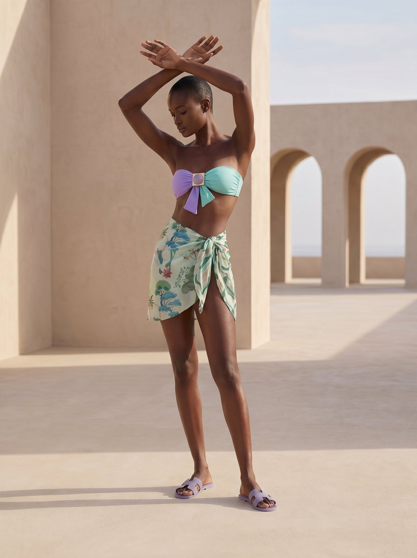ST. TROPEZ KISA PAREO ETEK