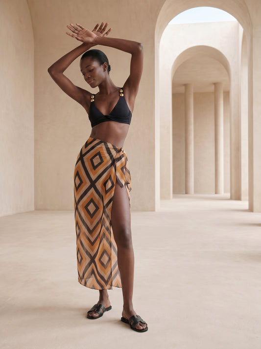 NAXOS LONG PAREO SKIRT