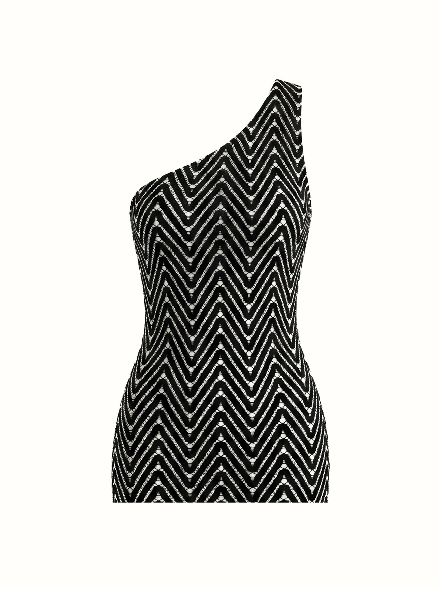 LUXOR ONE SHOULDER KURZES KLEID