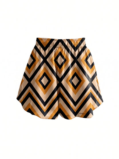 NAXOS KURZER KIMONO- UND SHORTS-SET