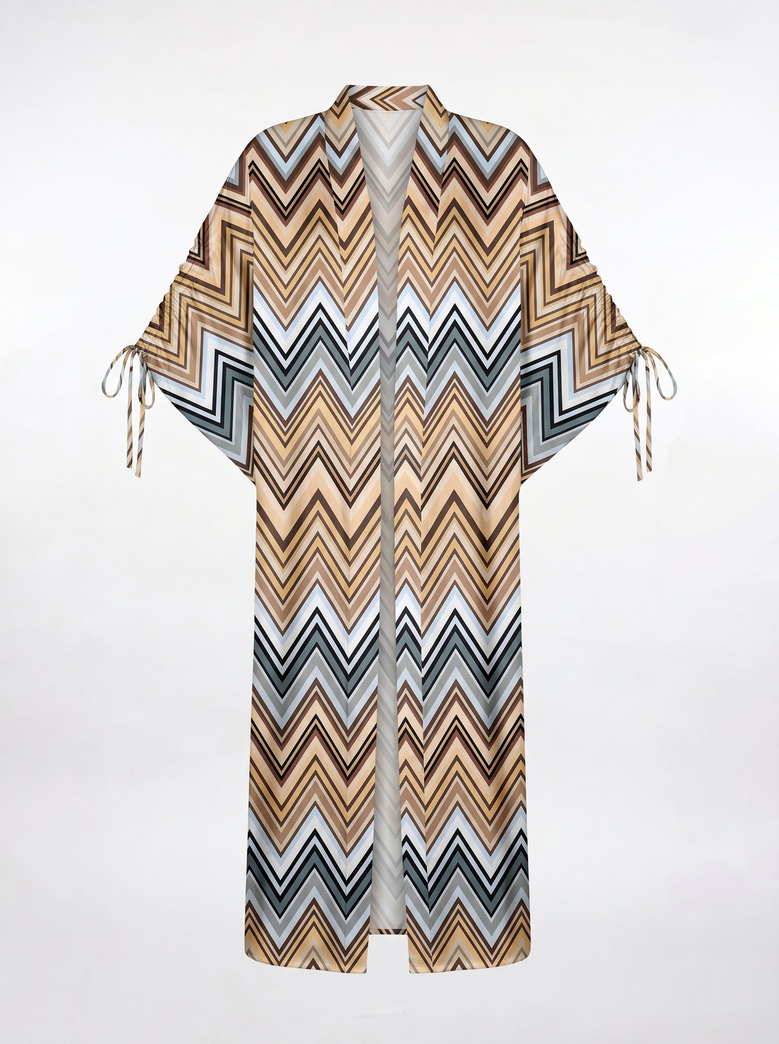 MONACO DRAWSTRING LONG KIMONO & PANTS SET
