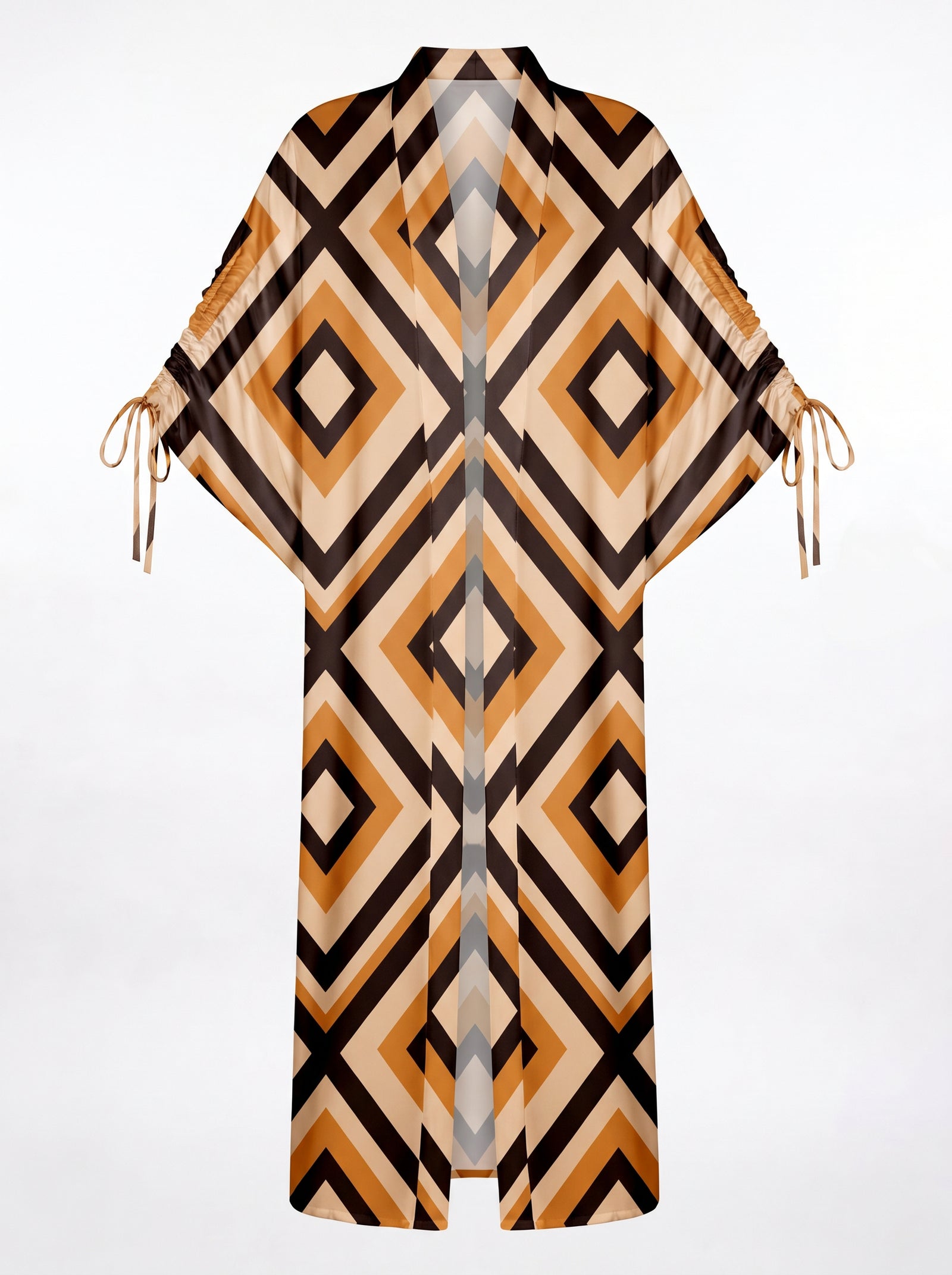 NAXOS GATHERED LONG KIMONO & TROUSERS SET