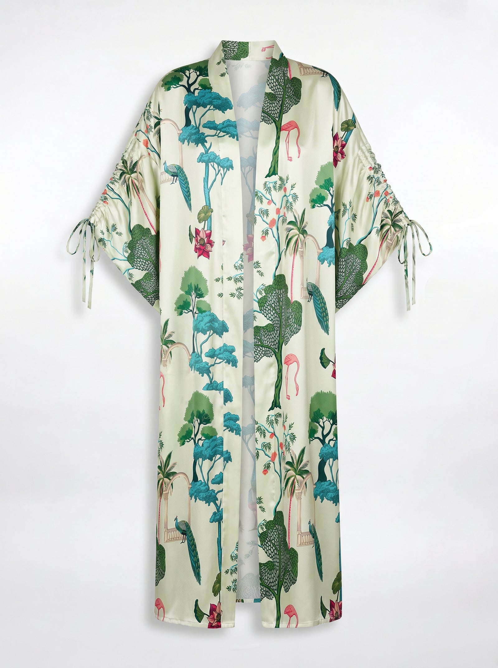 ST. TROPEZ DRAWSTRING LONG KIMONO