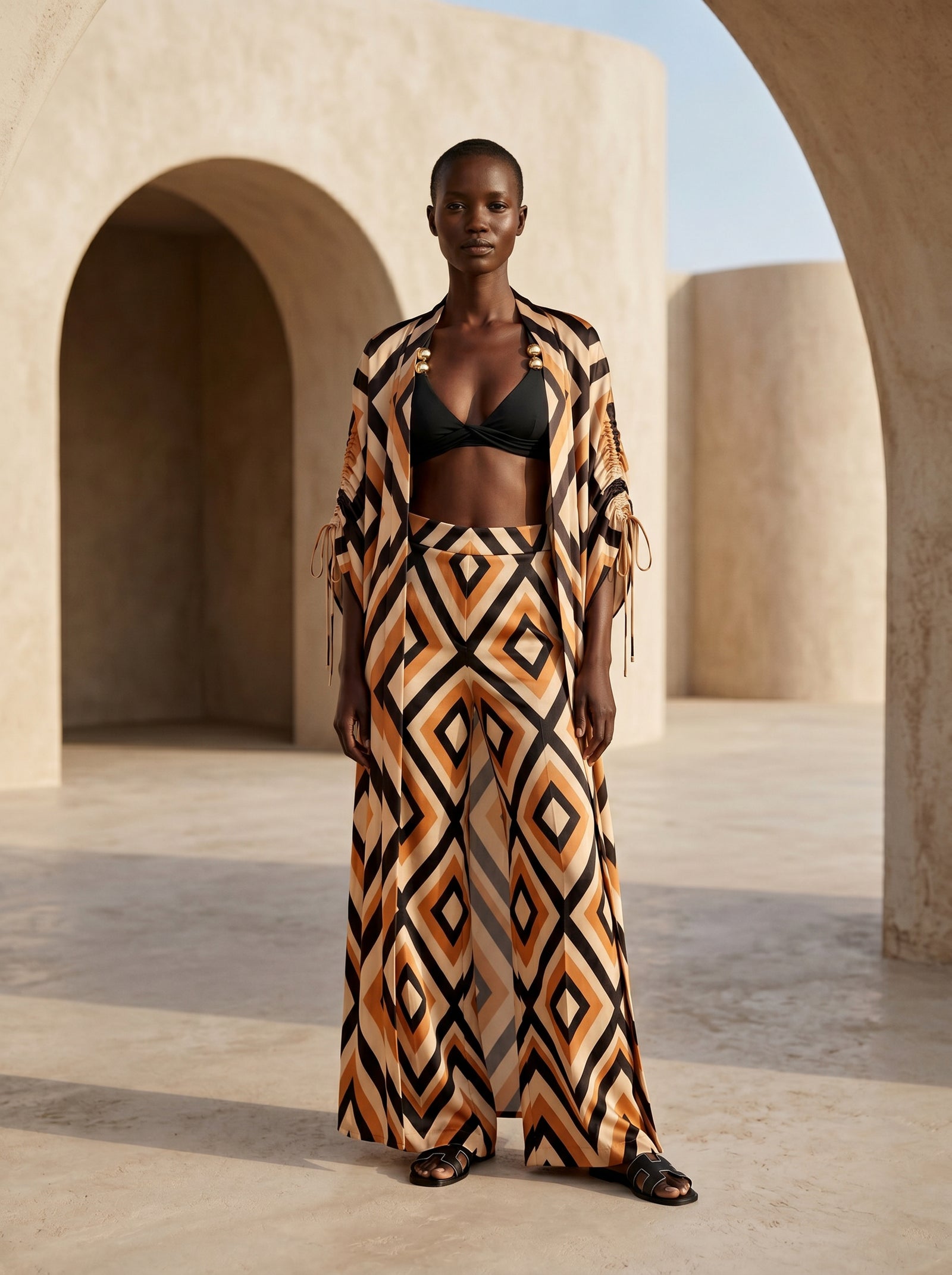 NAXOS GATHERED LONG KIMONO