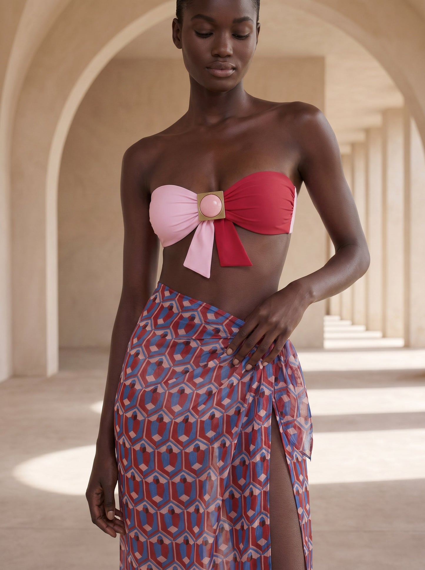 BRAC LONG PAREO SKIRT
