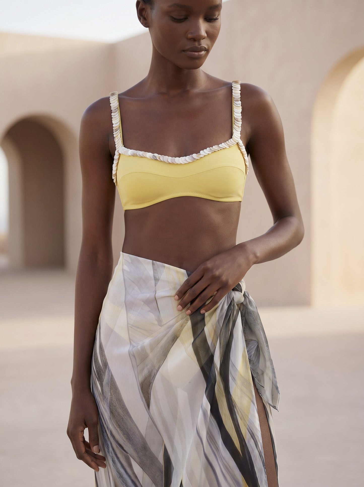 RHODES LONG PAREO SKIRT