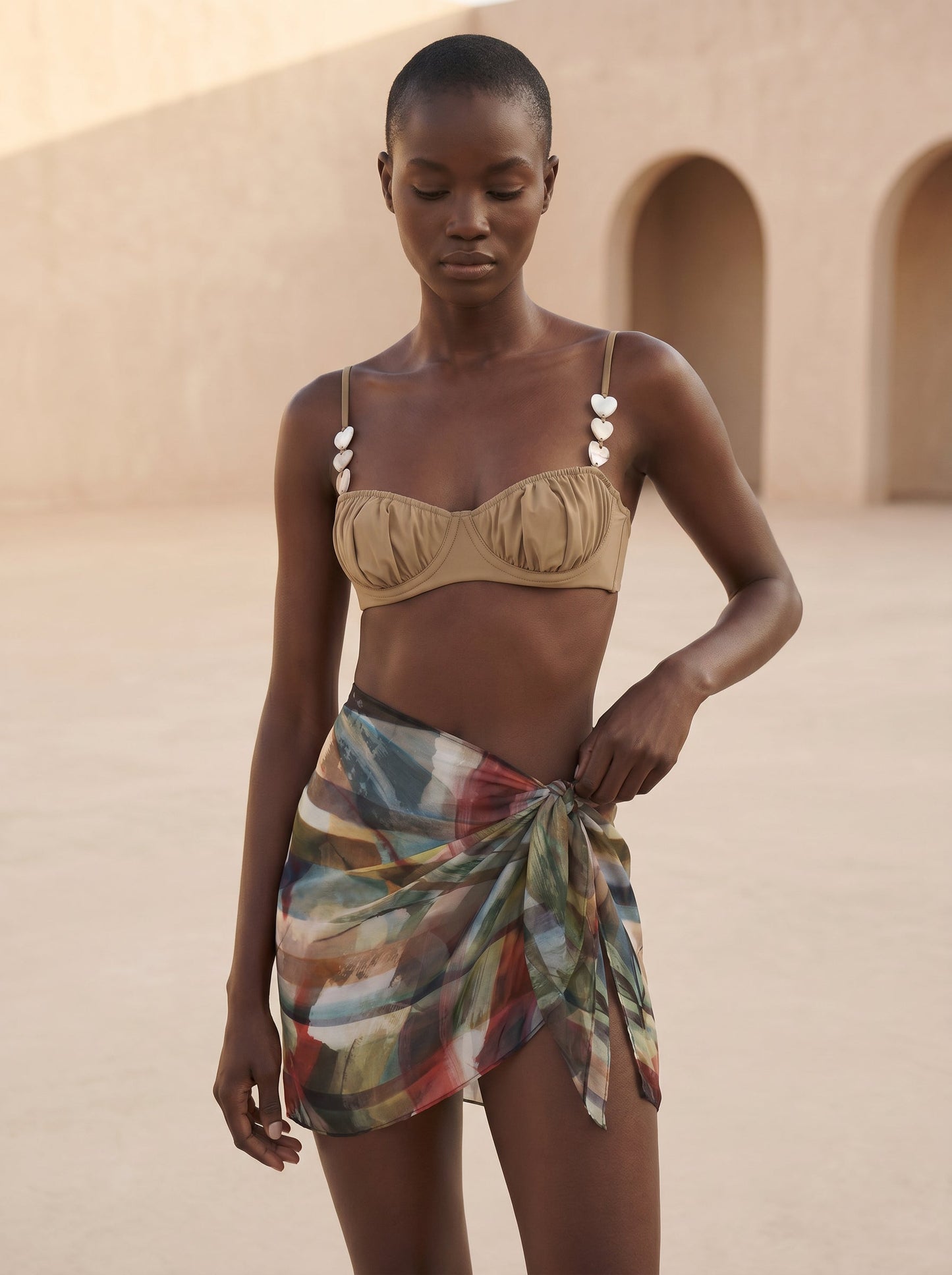 POSITANO SHORT PAREO SKIRT