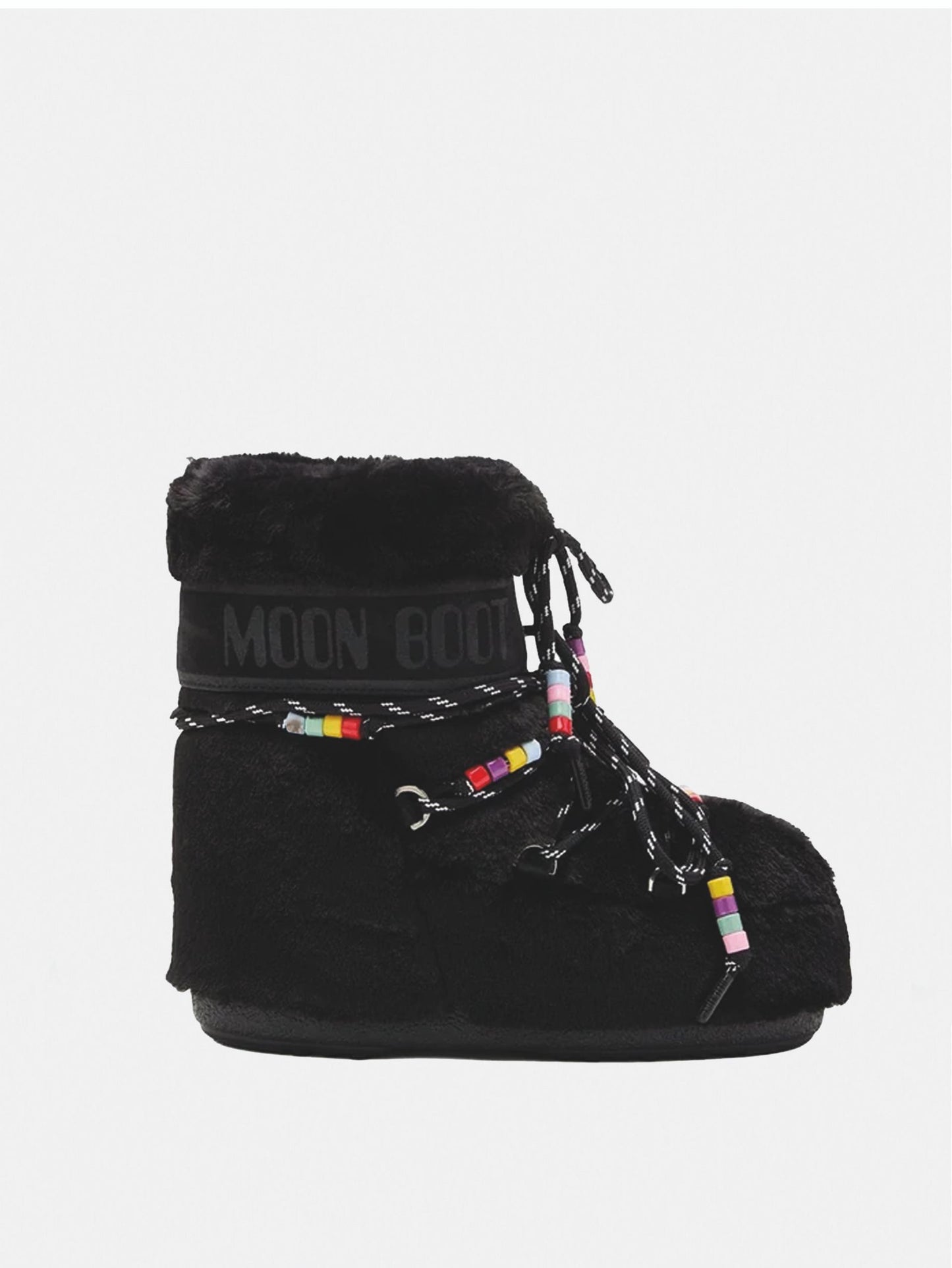 ICON SCHWARZE NIEDRIGE KUNSTFELLPERLEN