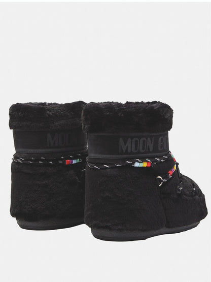 ICON SCHWARZE NIEDRIGE KUNSTFELLPERLEN